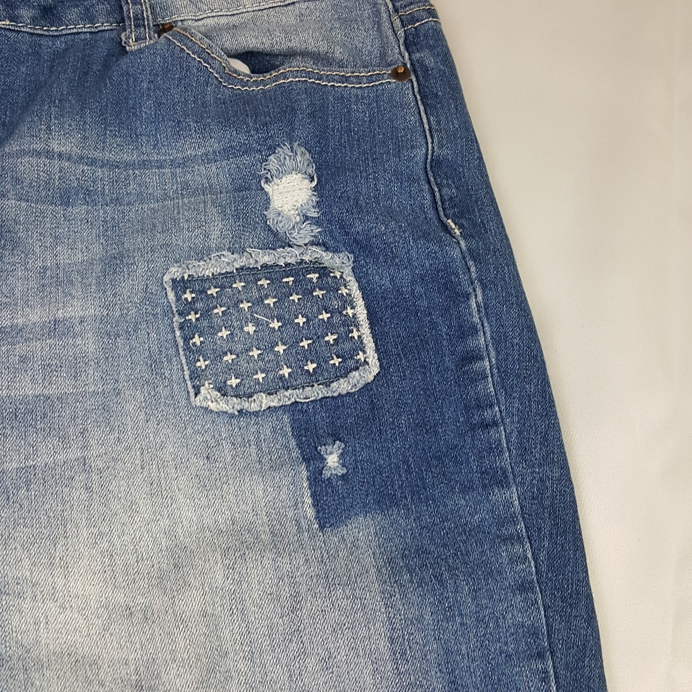 Ashley Stewart deconstructed jeans size 18 - Picture 4 of 8